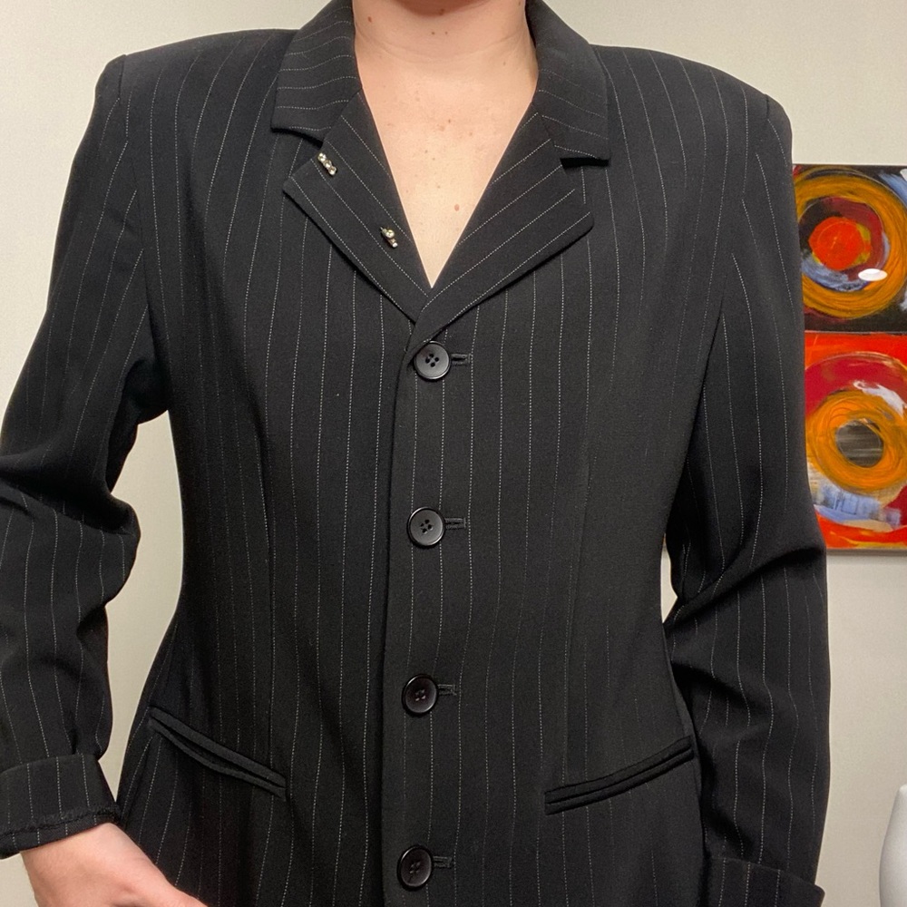 Amanda Smith Petite Blazer Dress